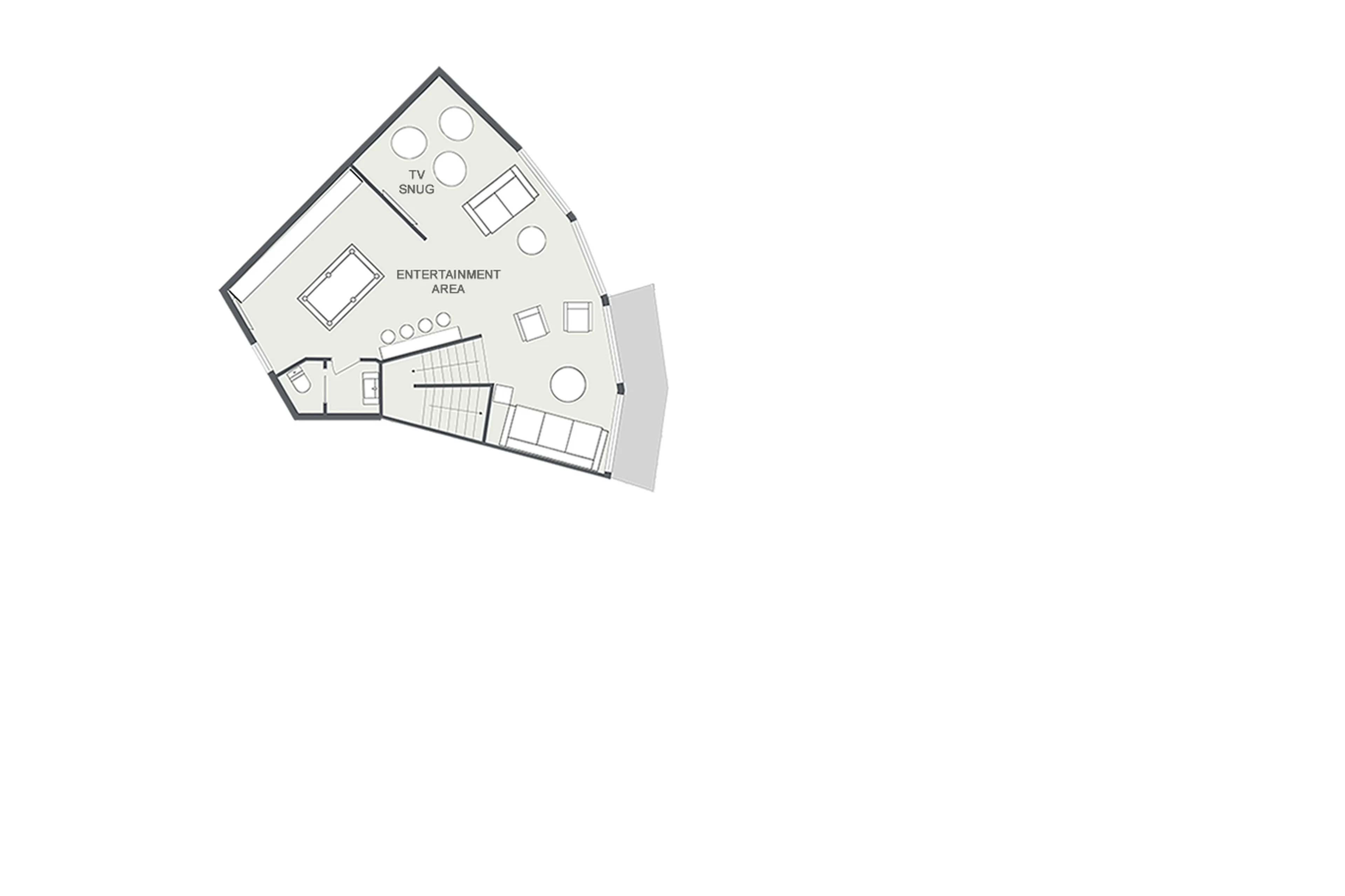 Level 4 floor plan of ZEMS Lodge in Morzine