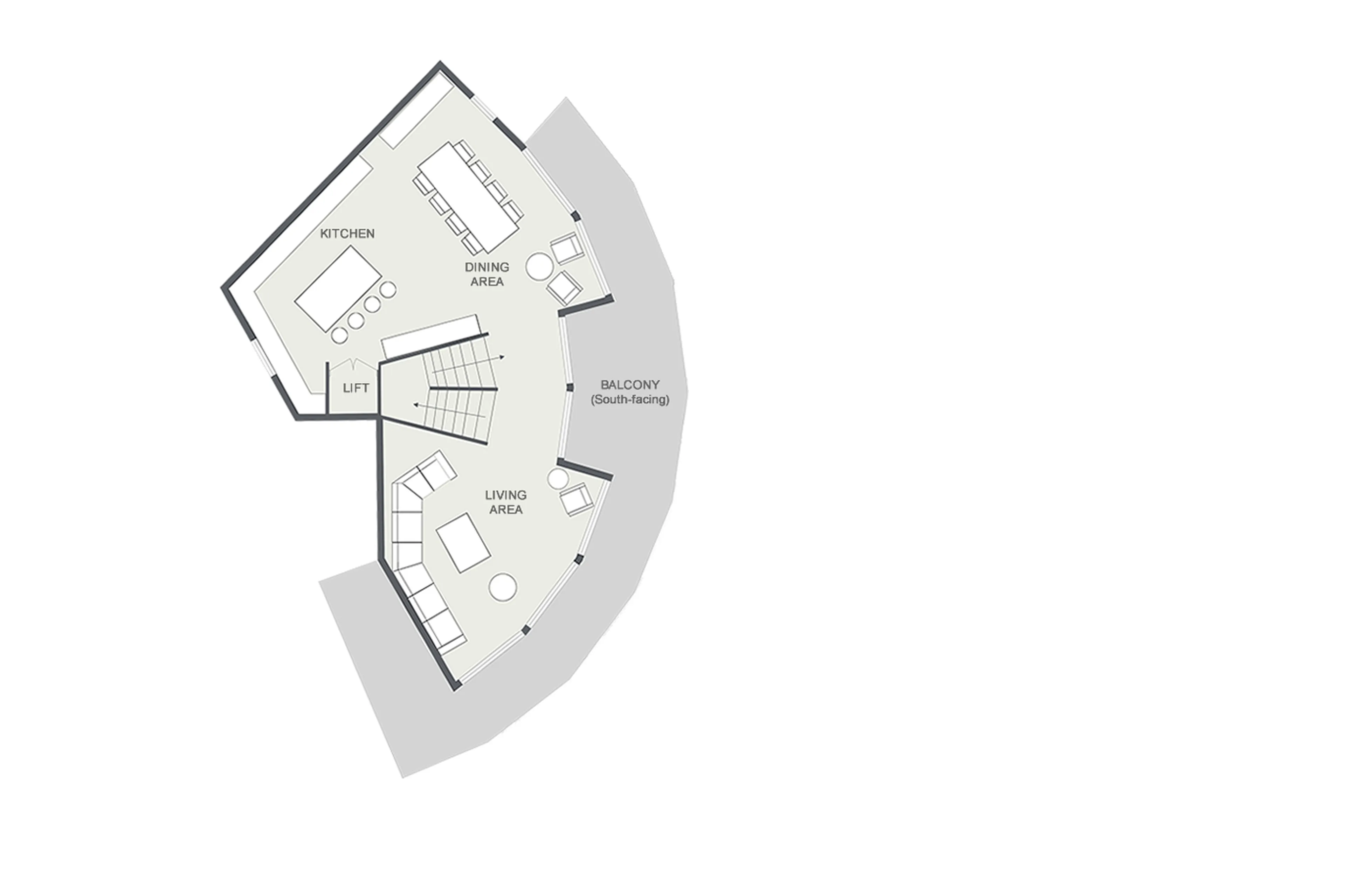 Level 3 floor plan of ZEMS Lodge in Morzine