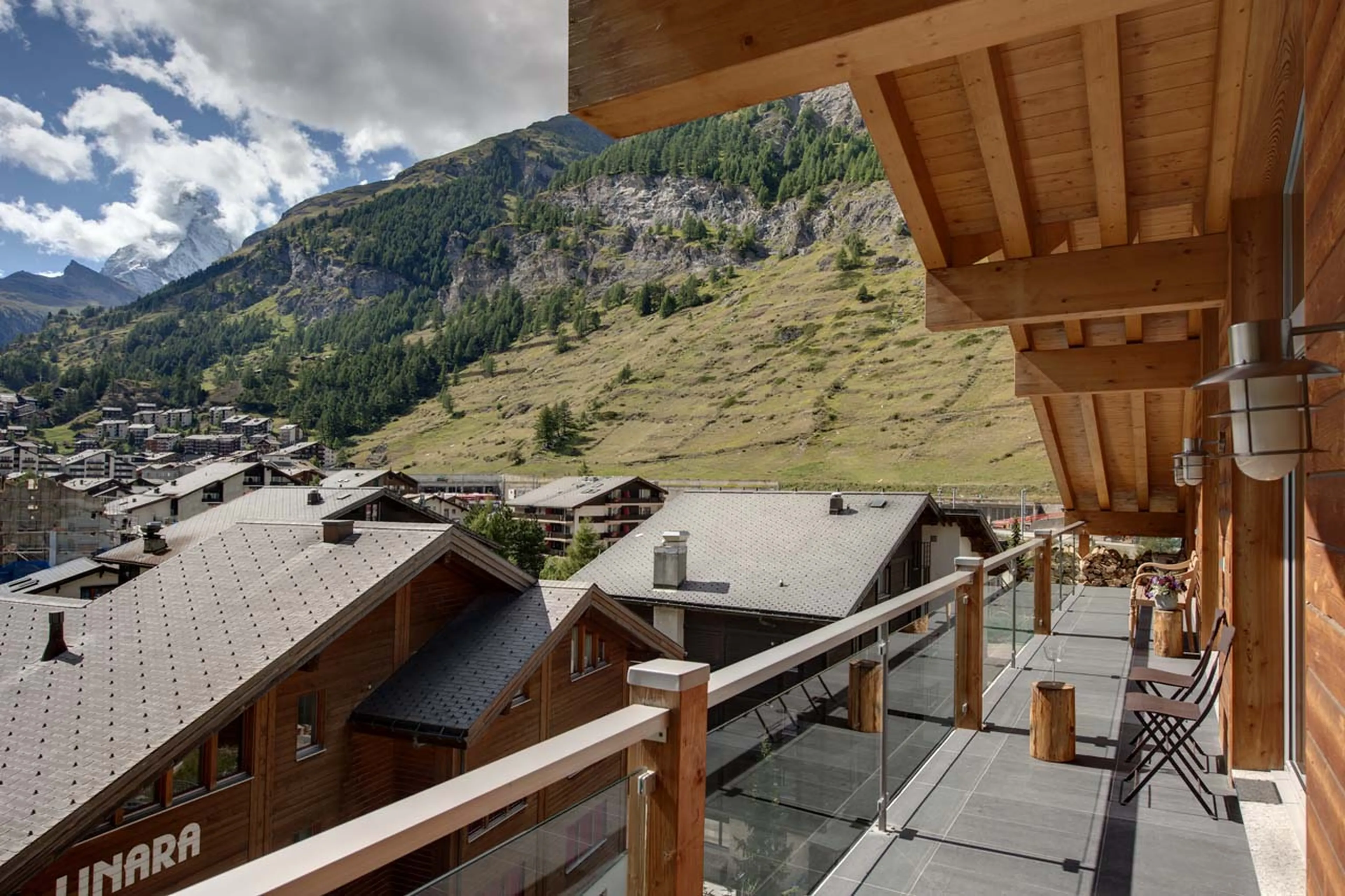 Terrace at Zermatt Lodge in Zermatt