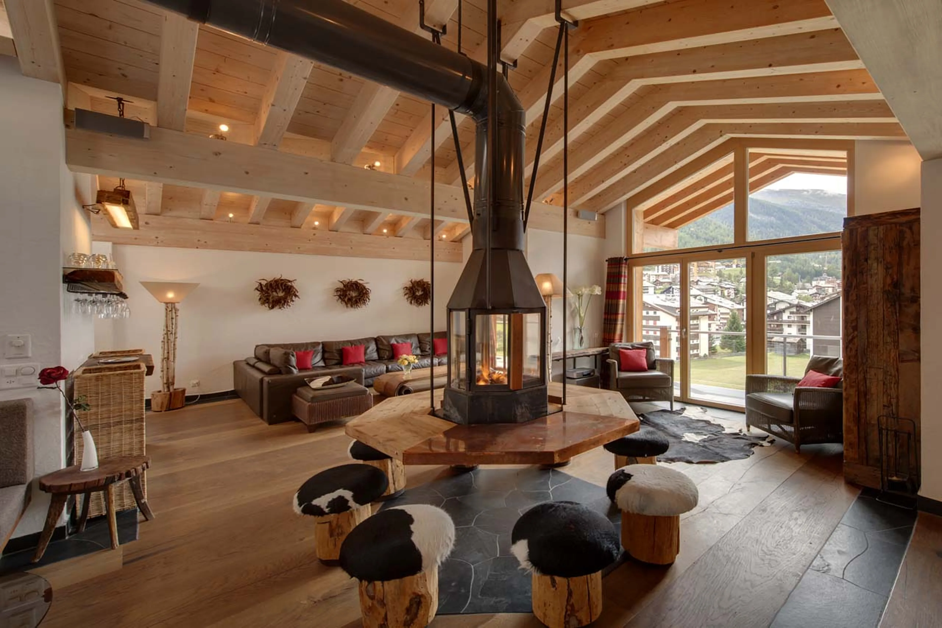 Seating areas in Zermatt Lodge in Zermatt